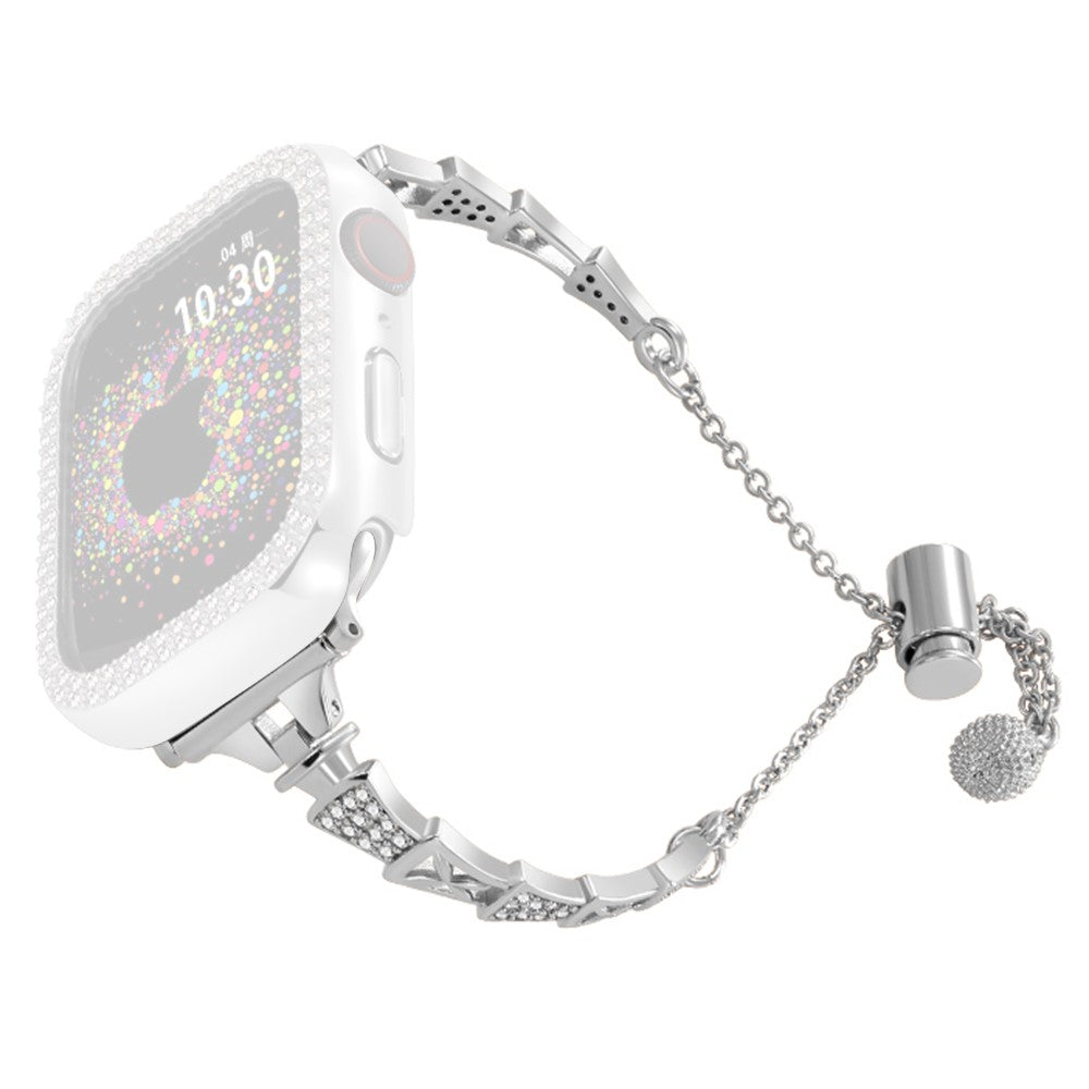 Delightful Apple Smartwatch Rhinestone Universel Strap - Silver#serie_4