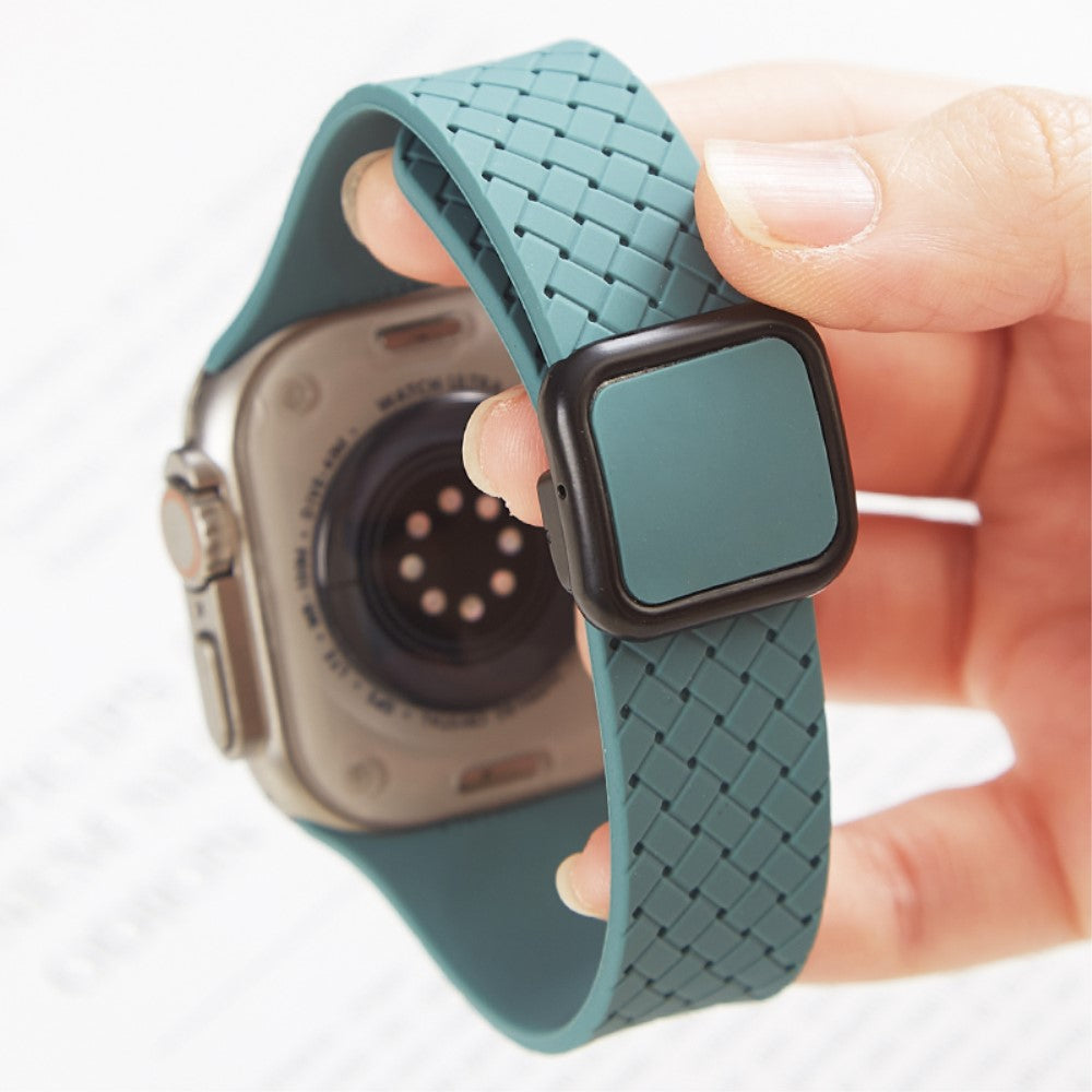 Lovely Apple Smartwatch Silicone Universel Strap - Green#serie_10