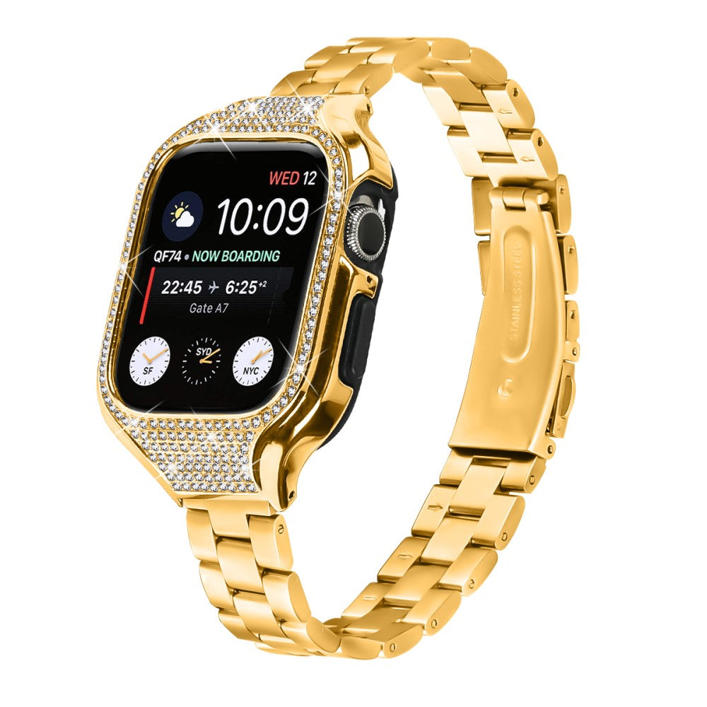 Stylish Apple Smartwatch Rhinestone Universel Strap - Gold#serie_3