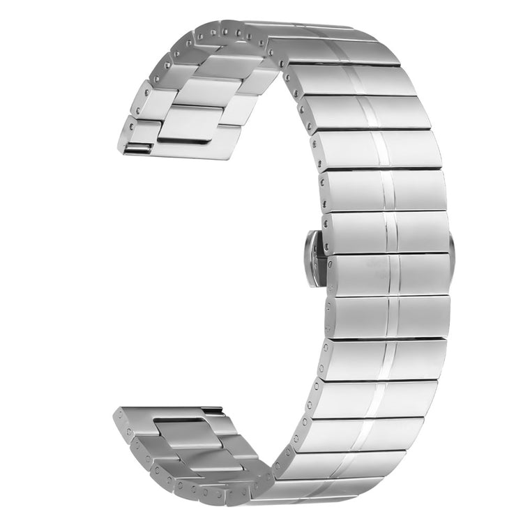 For Xiaomi Watch S1 Active / Watch S1 Stainless Steel Strap Line Design Replacement Wrist Band - Silver#serie_004