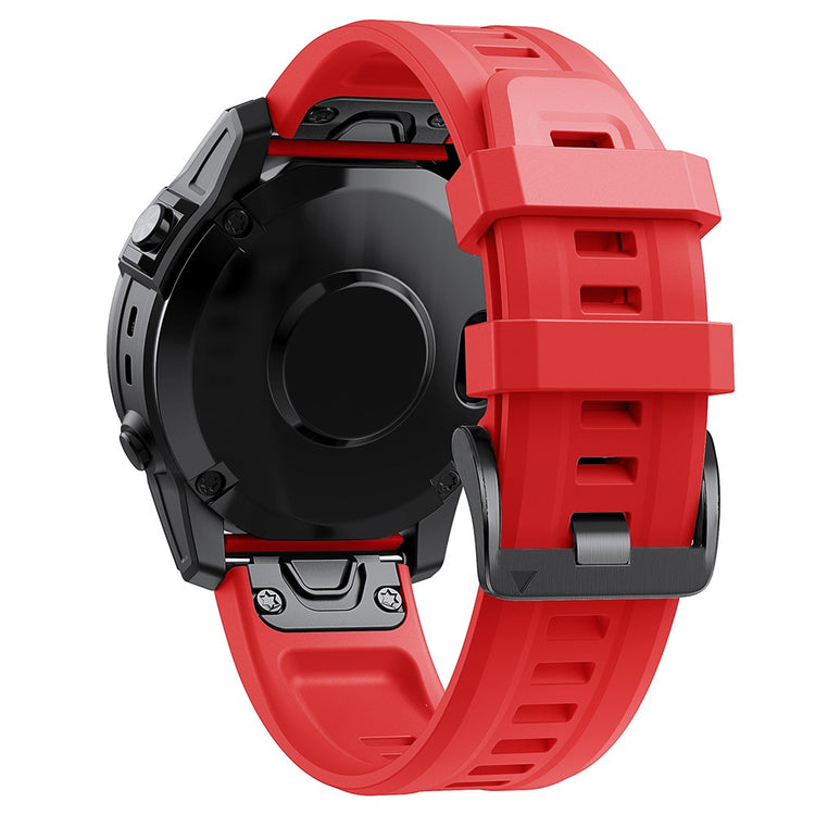 Comfortable Garmin Smartwatch Silicone Universel Strap - Red#serie_5