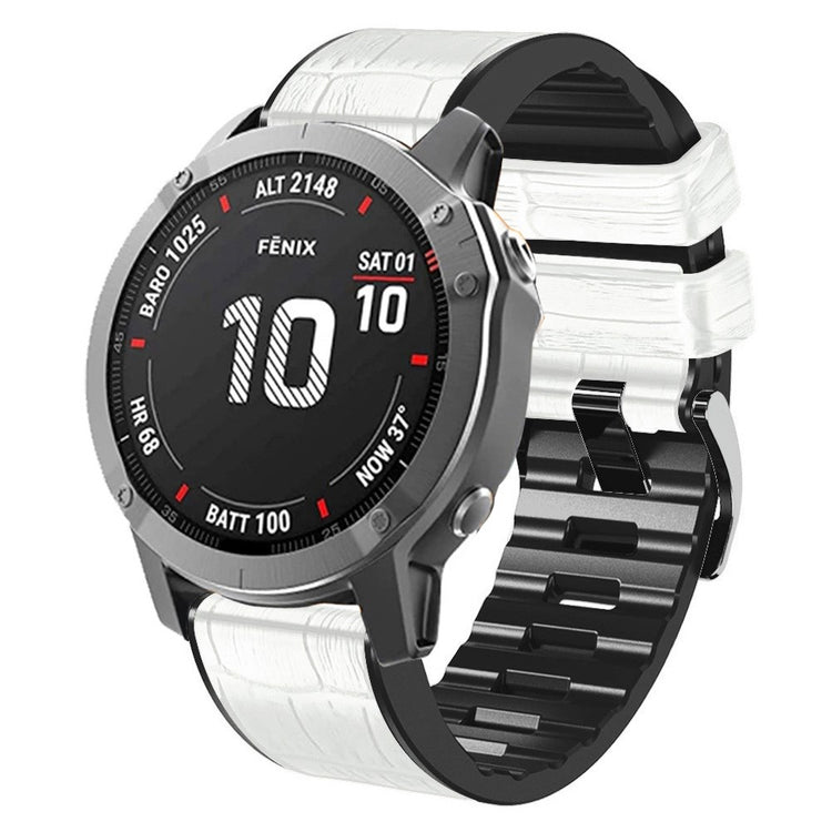 Super Cool Garmin Smartwatch Silicone Universel Strap - White#serie_2