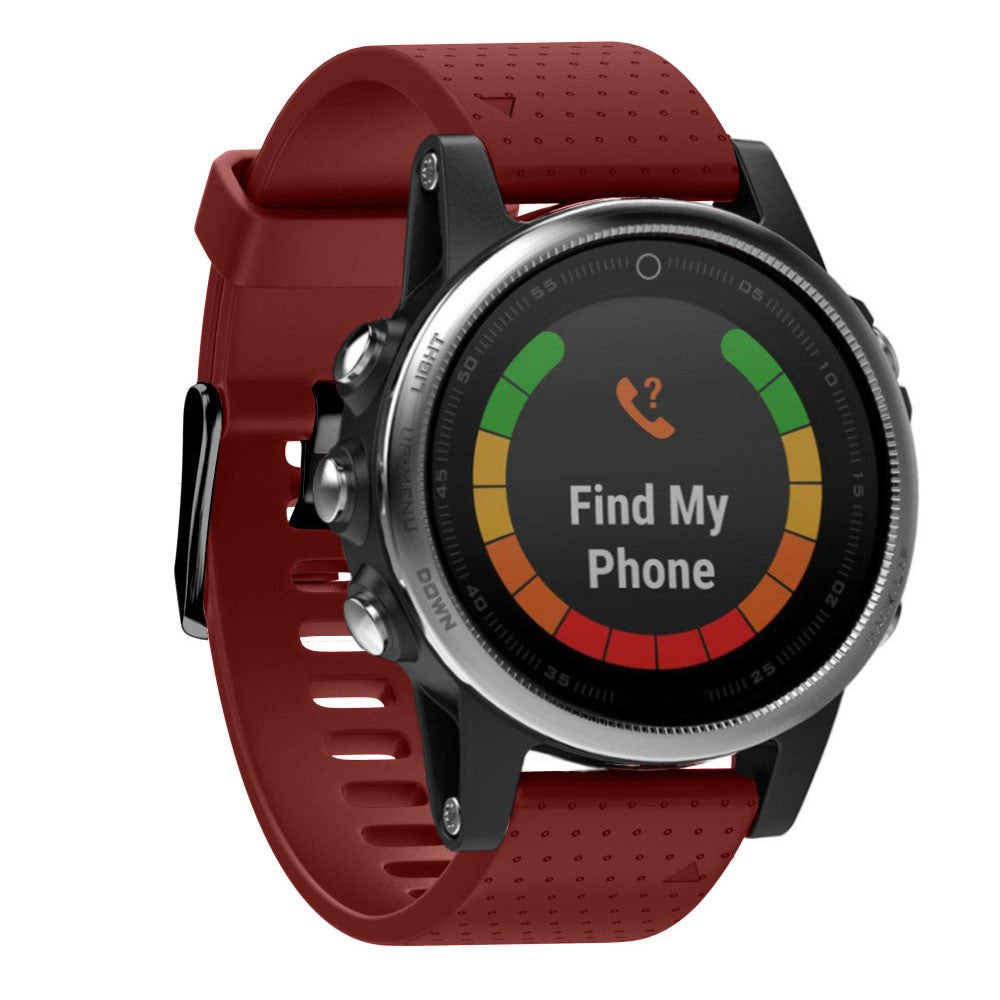 Mega Pleasant Garmin Smartwatch Silicone Universel Strap - Red#serie_5