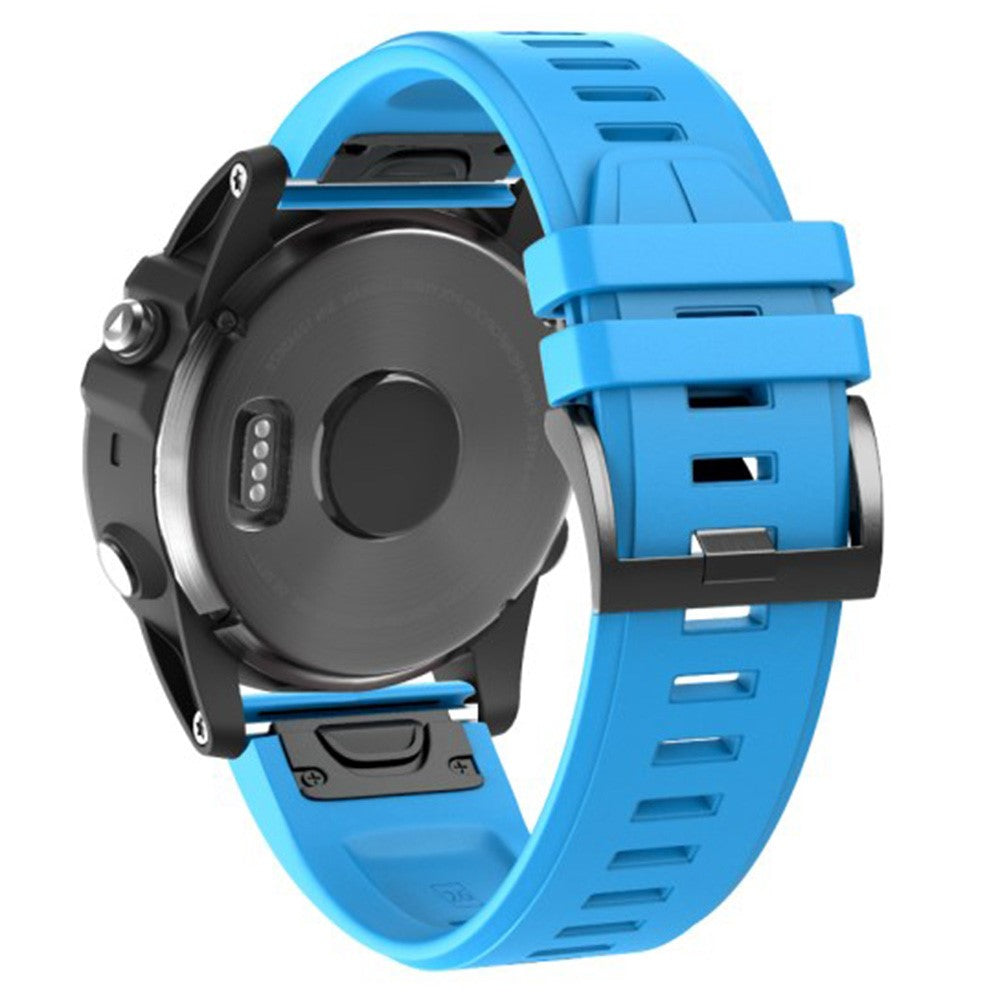 Super Stylish Garmin Smartwatch Silicone Universel Strap - Blue#serie_8