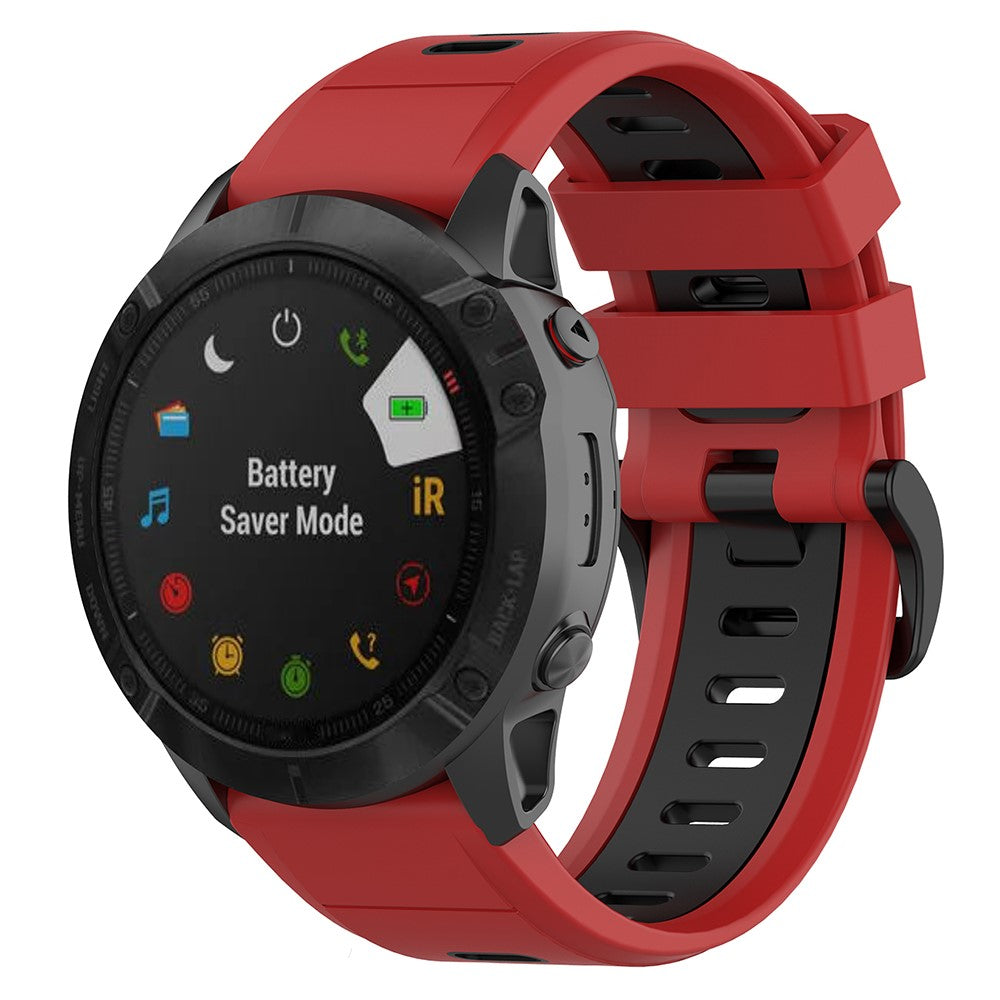 Comfortable Garmin Smartwatch Silicone Universel Strap - Red#serie_6