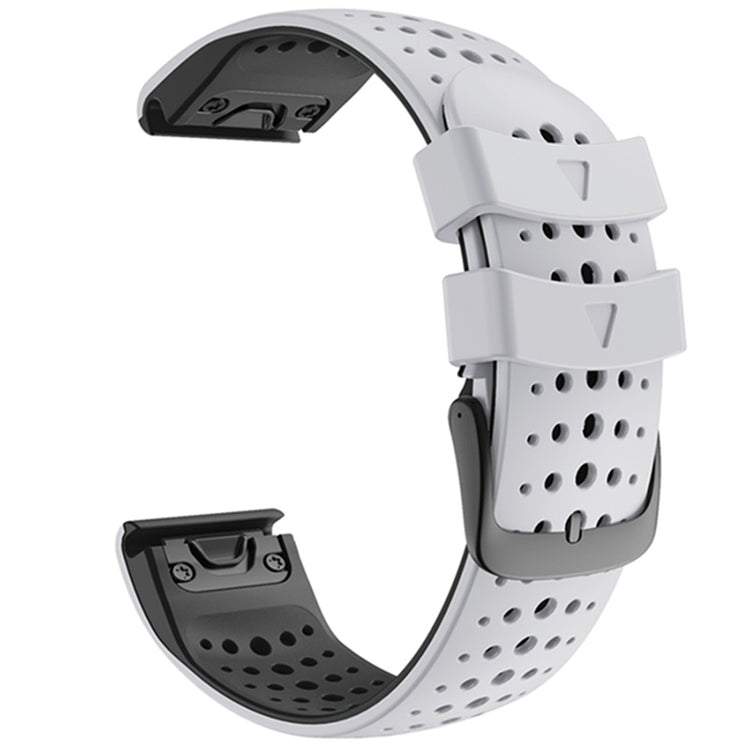 Super Stylish Garmin Smartwatch Silicone Universel Strap - White#serie_2