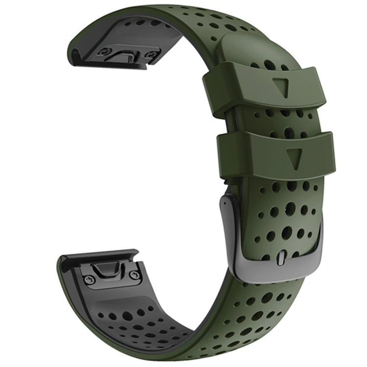 Super Stylish Garmin Smartwatch Silicone Universel Strap - Green#serie_5