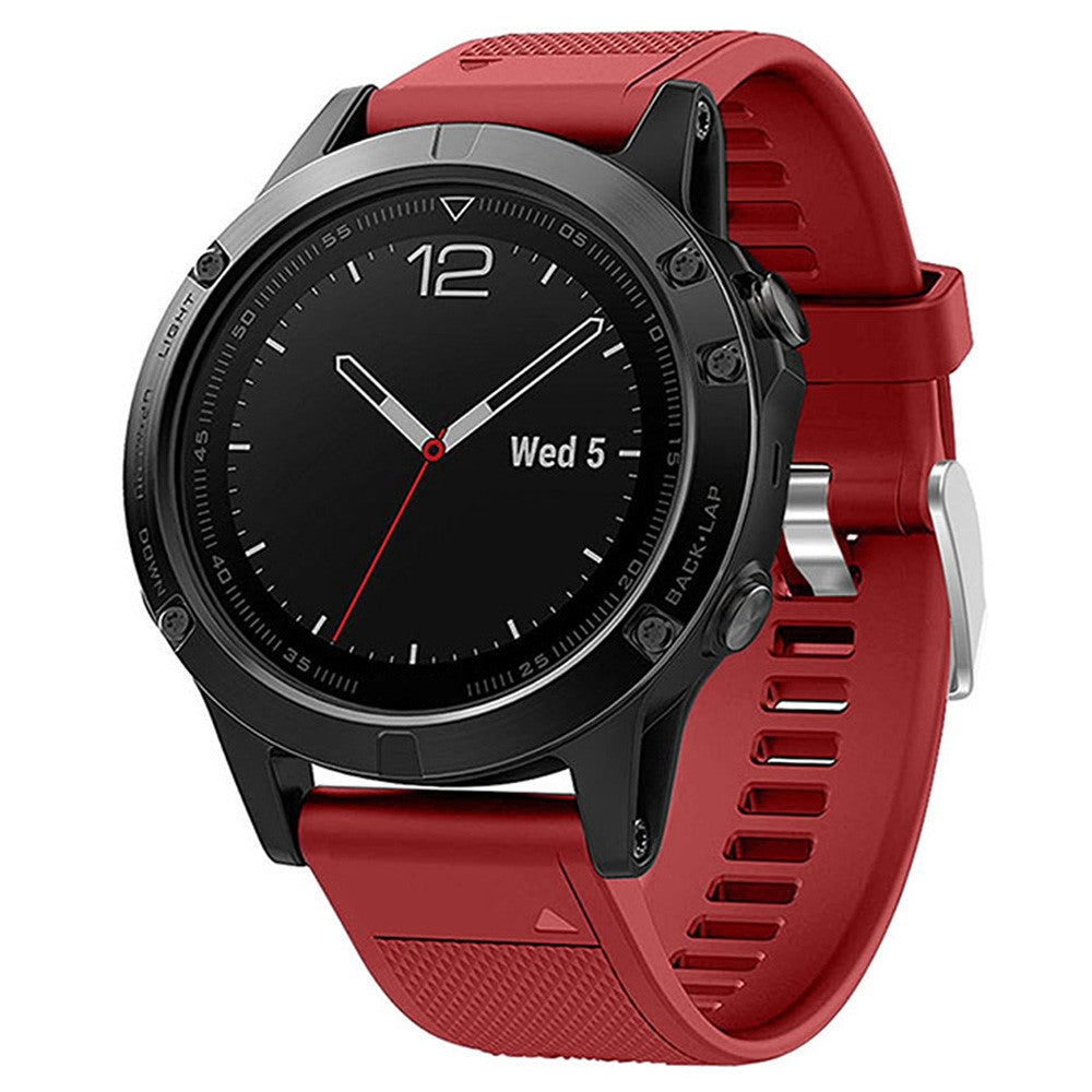 Very Pleasant Garmin Smartwatch Silicone Universel Strap - Red#serie_6