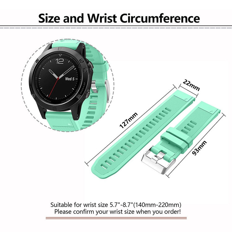 Very Pleasant Garmin Smartwatch Silicone Universel Strap - Red#serie_6