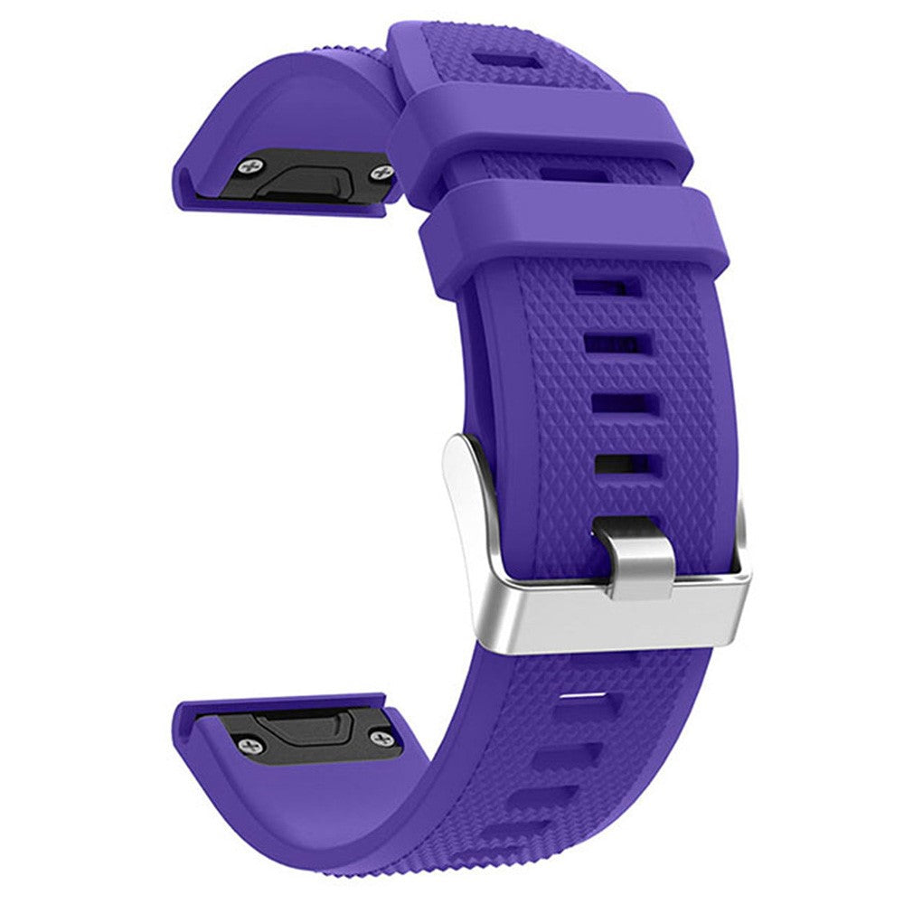 Very Pleasant Garmin Smartwatch Silicone Universel Strap - Purple#serie_12