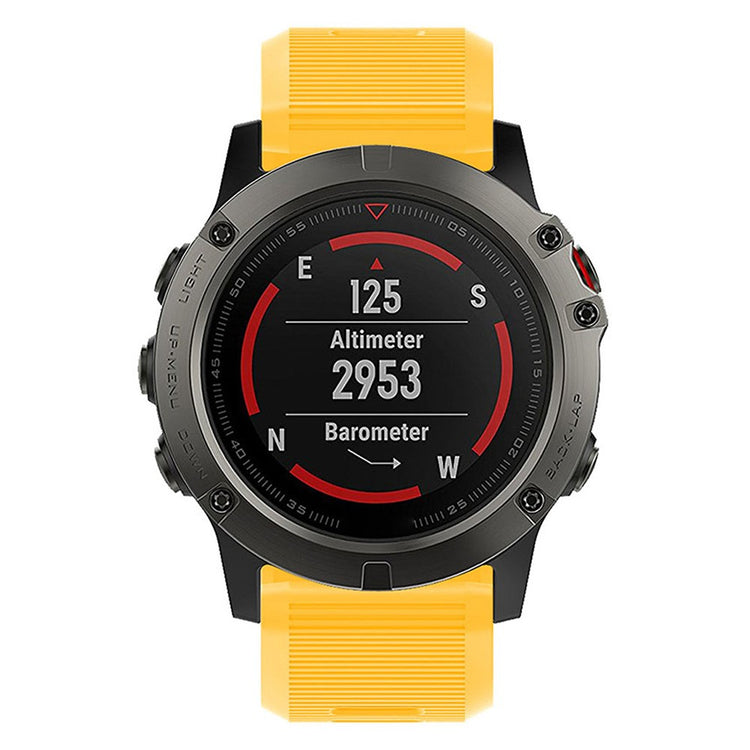 Cool Garmin Smartwatch Silicone Universel Strap - Yellow#serie_6