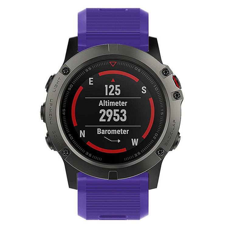 Cool Garmin Smartwatch Silicone Universel Strap - Purple#serie_12