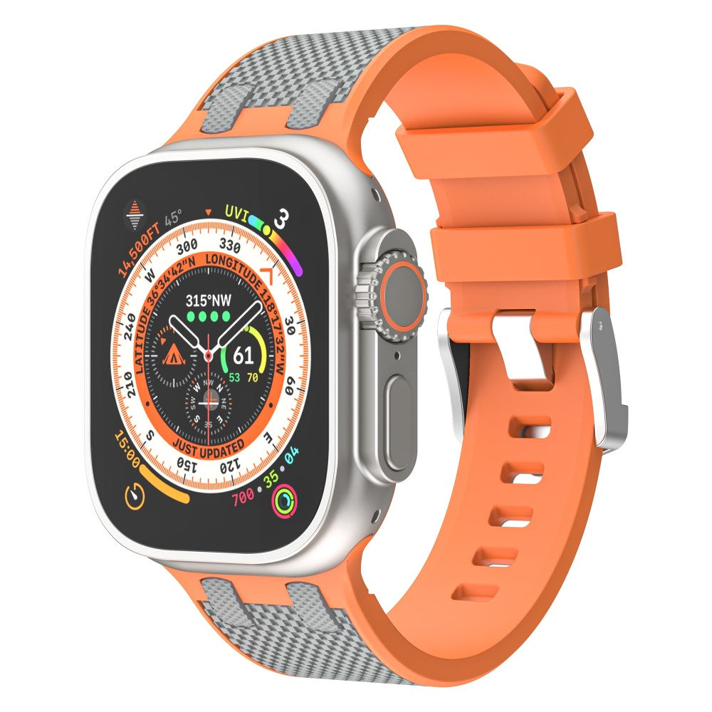 Very Fashionable Apple Smartwatch Silicone Universel Strap - Orange#serie_6