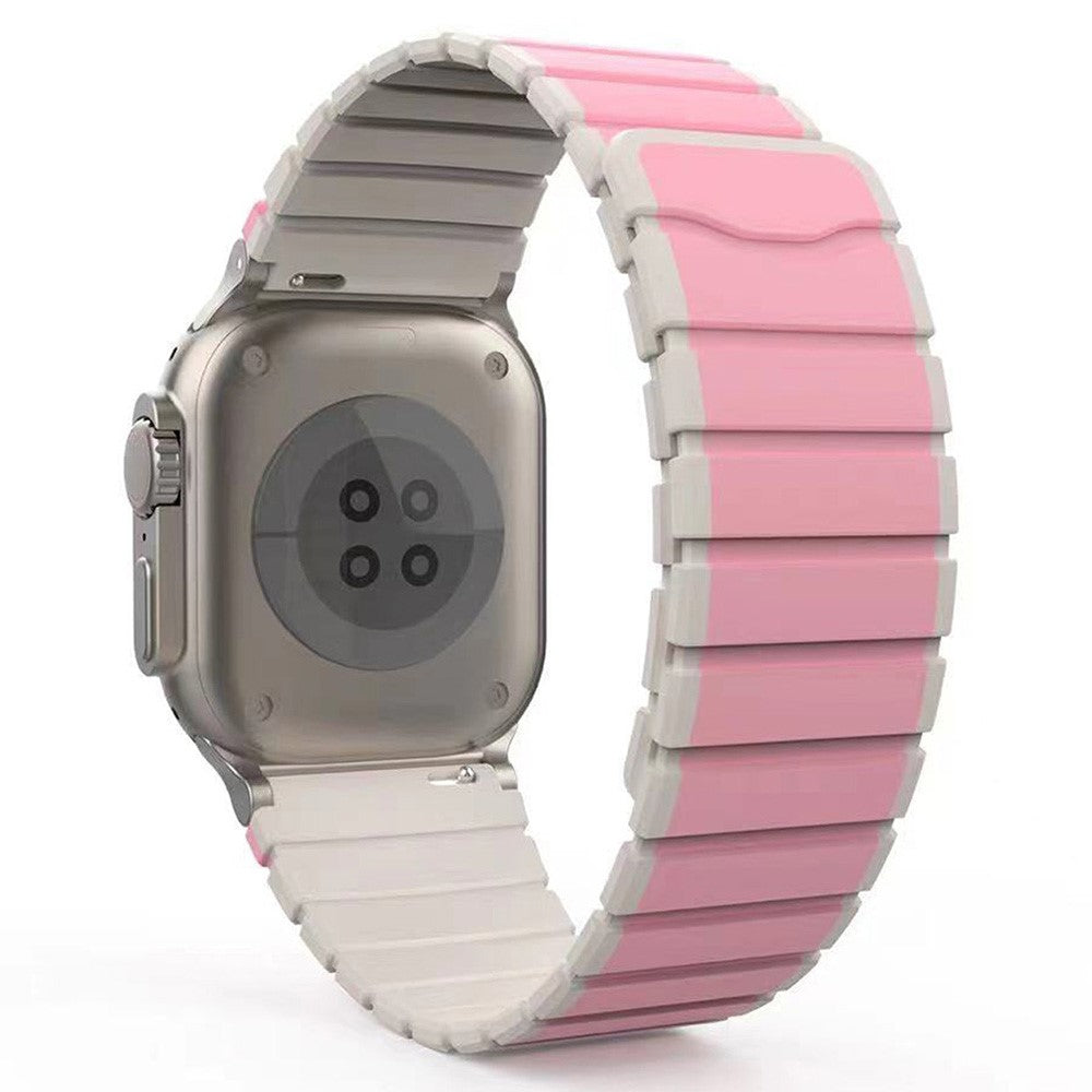 Mega Reliable Apple Smartwatch Silicone Universel Strap - Pink#serie_2