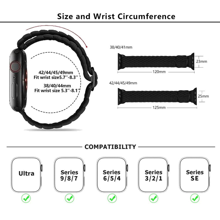 Very Elegant Apple Smartwatch Nylon Universel Strap - Multicolor#serie_10