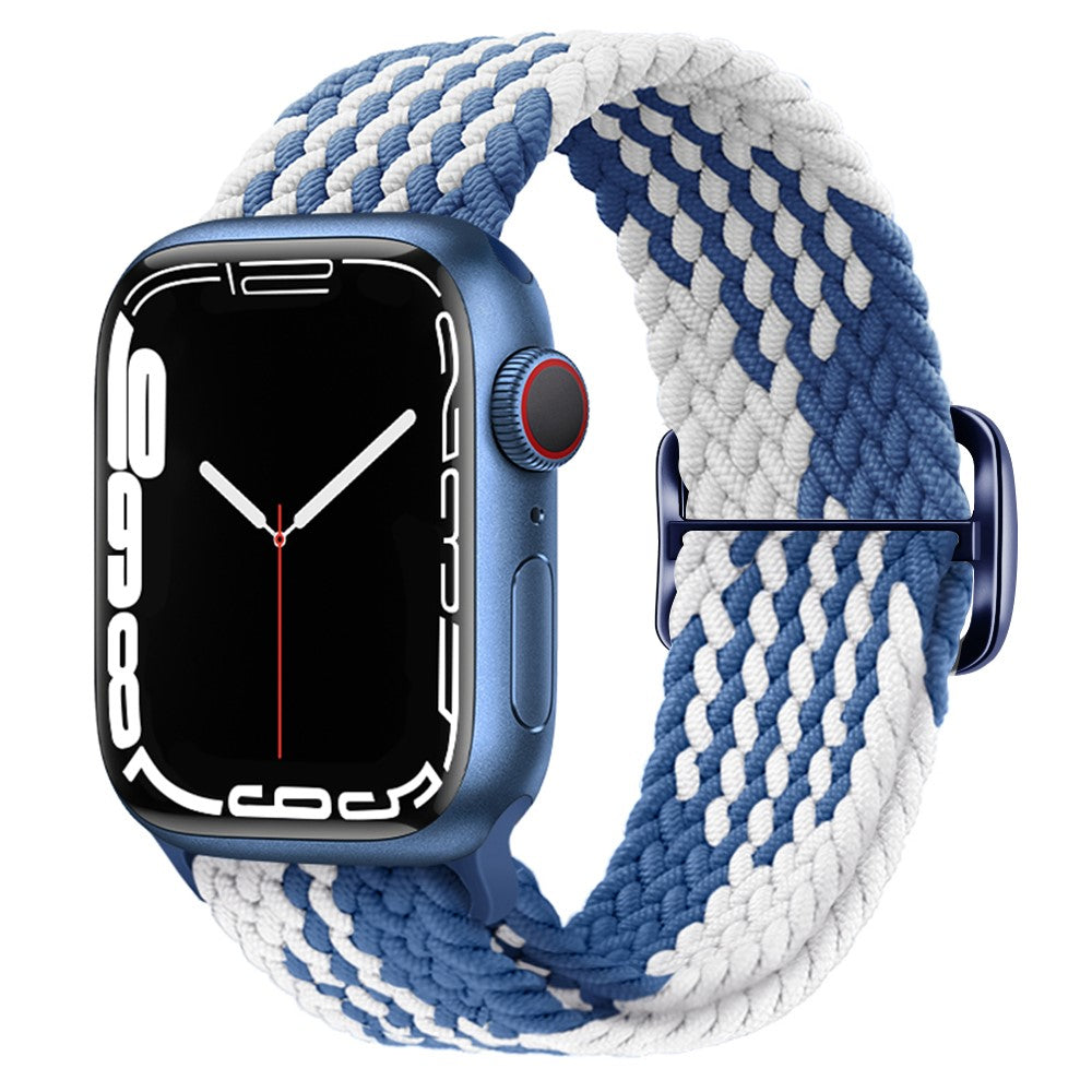 Mega Delightful Apple Smartwatch Nylon Universel Strap - Blue#serie_7