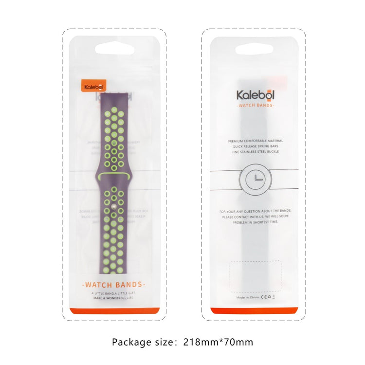 Very Durable Apple Smartwatch Silicone Universel Strap - Purple#serie_9