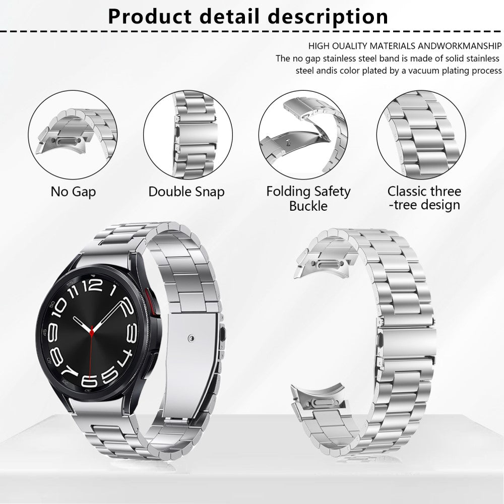 Mega Cool Samsung Smartwatch Metal Universel Strap - Black#serie_2