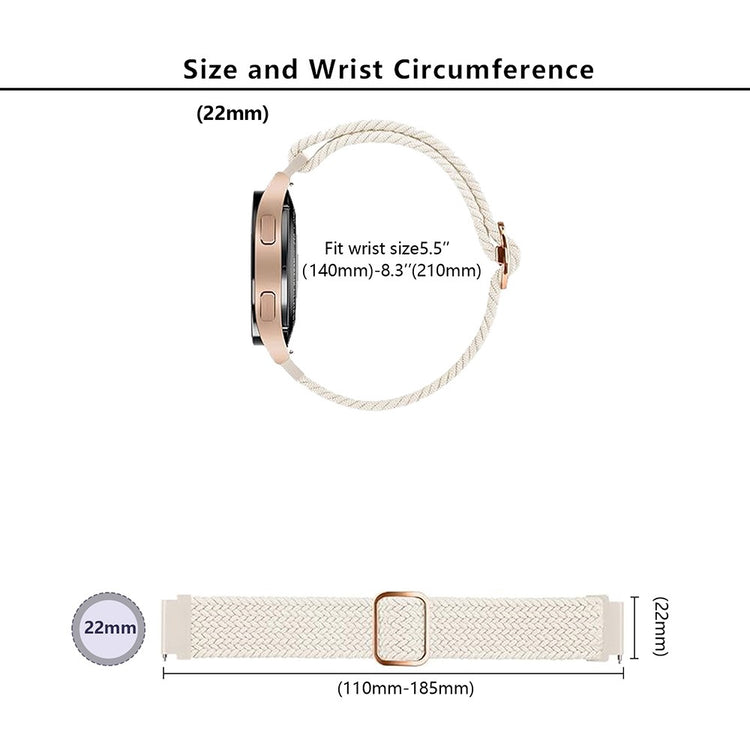 Super Stylish Smartwatch Nylon Universel Strap - Multicolor#serie_13