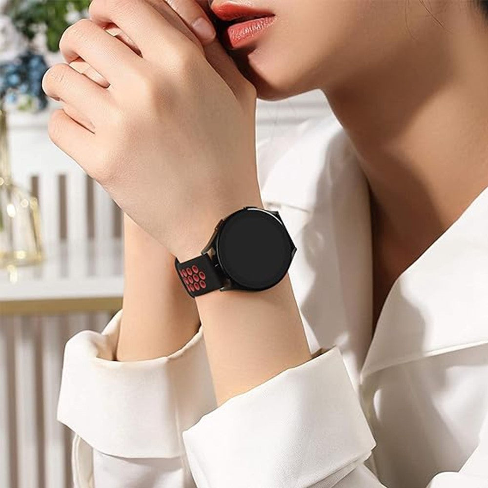 Mega Delightful Smartwatch Silicone Universel Strap - Black#serie_2