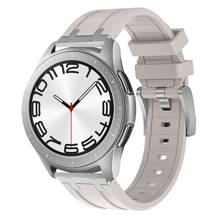 Really Beautiful Smartwatch Silicone Universel Strap - Silver#serie_8