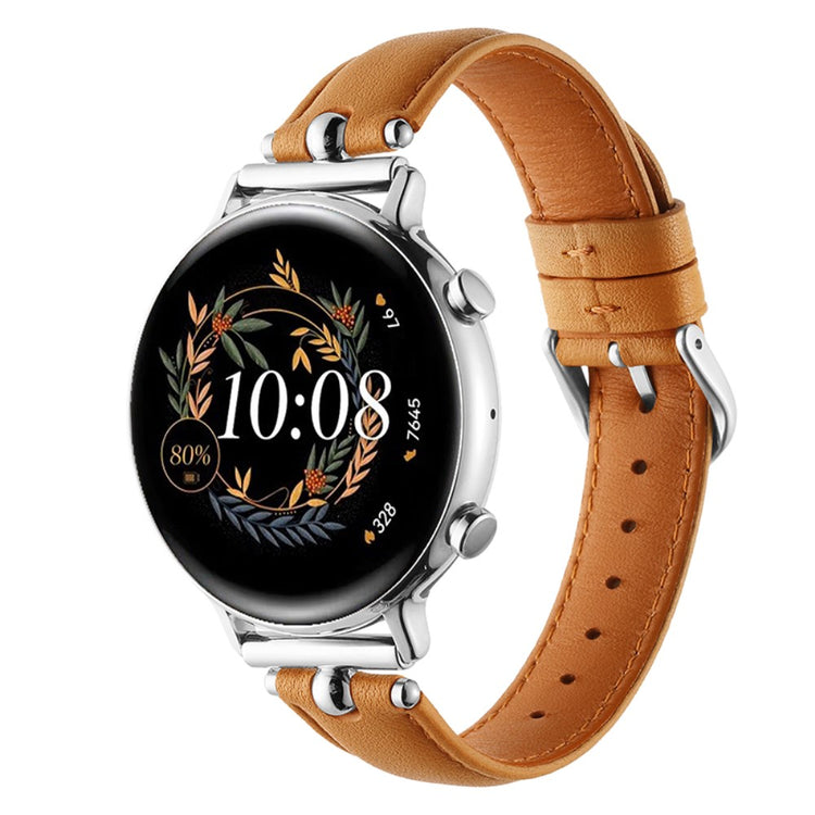 Samsung Galaxy Watch 5 Pro / Samsung Galaxy Watch 6 Classic (47mm) Genuine Leather Universel Strap - Brown#serie_11