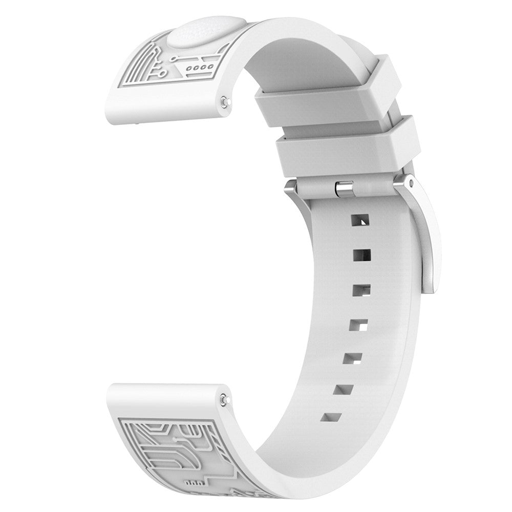 Tough Smartwatch Silicone Universel Strap - White#serie_2