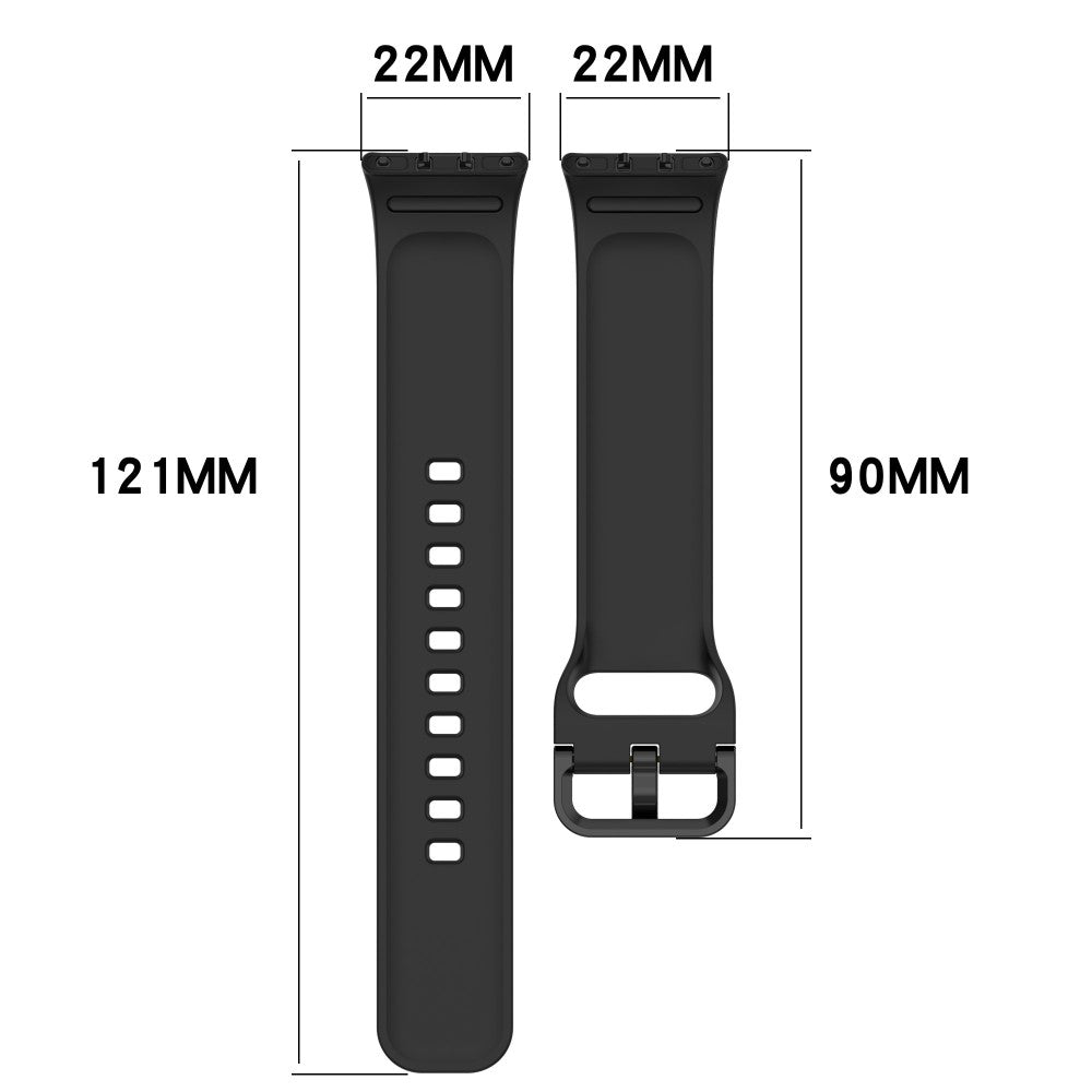 Sweet Samsung Galaxy Fit 3 Silicone Strap - Black#serie_1