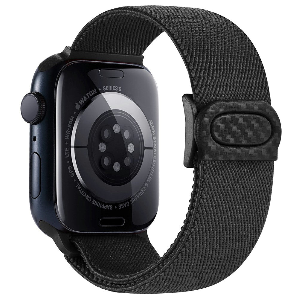 Elegant Apple Smartwatch Nylon Universel Strap - Black#serie_8