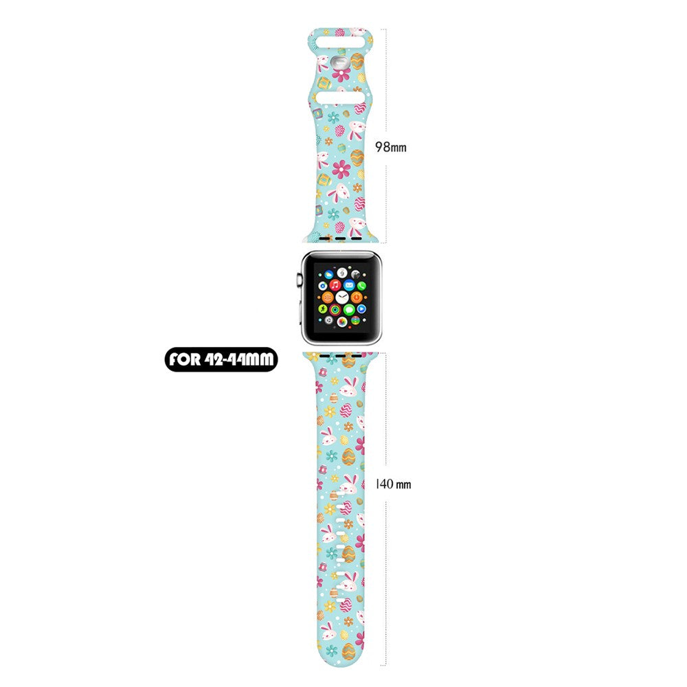 Very Fashionable Apple Smartwatch Silicone Universel Strap - Blue#serie_4