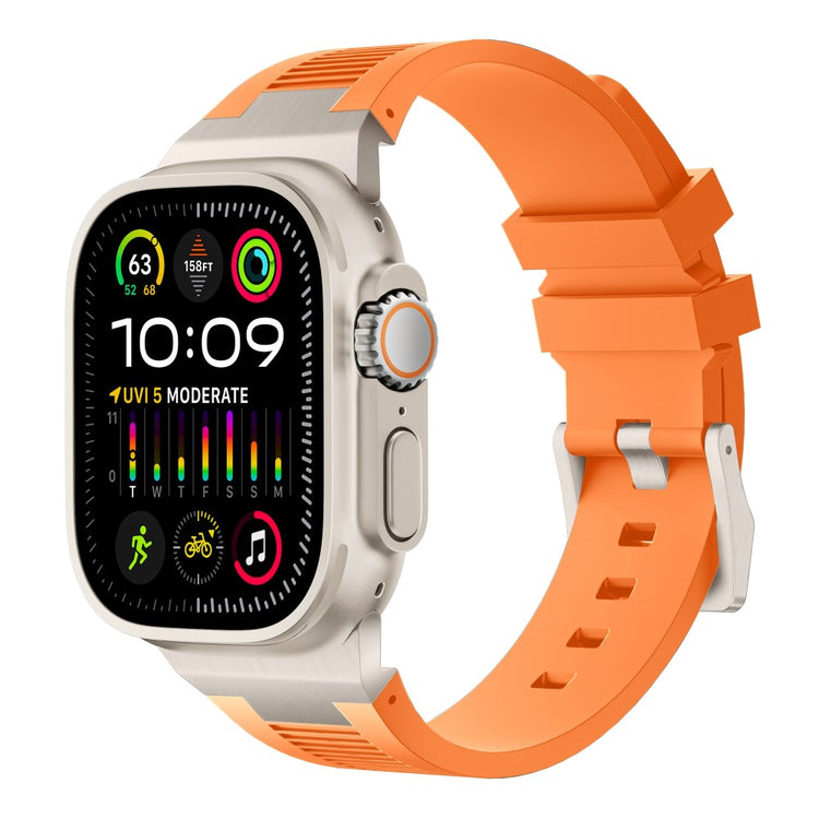 Super Cool Apple Smartwatch Silicone Universel Strap - Orange#serie_6