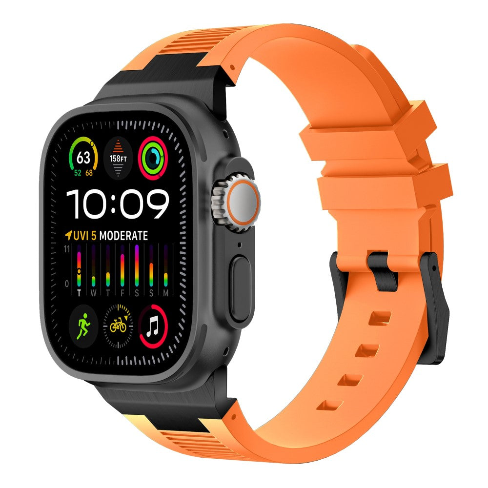 Remarkably Neat Apple Smartwatch Silicone Universel Strap - Orange#serie_1