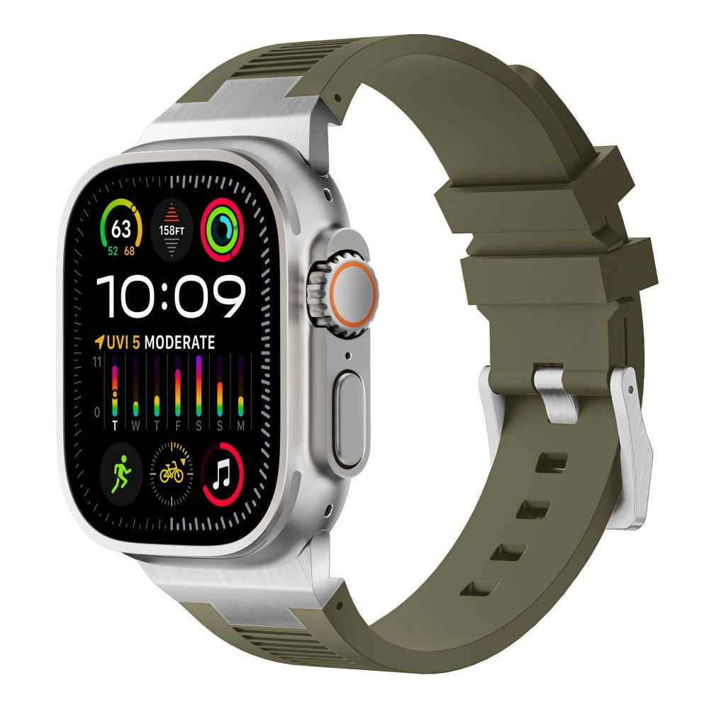 Remarkably Neat Apple Smartwatch Silicone Universel Strap - Green#serie_14