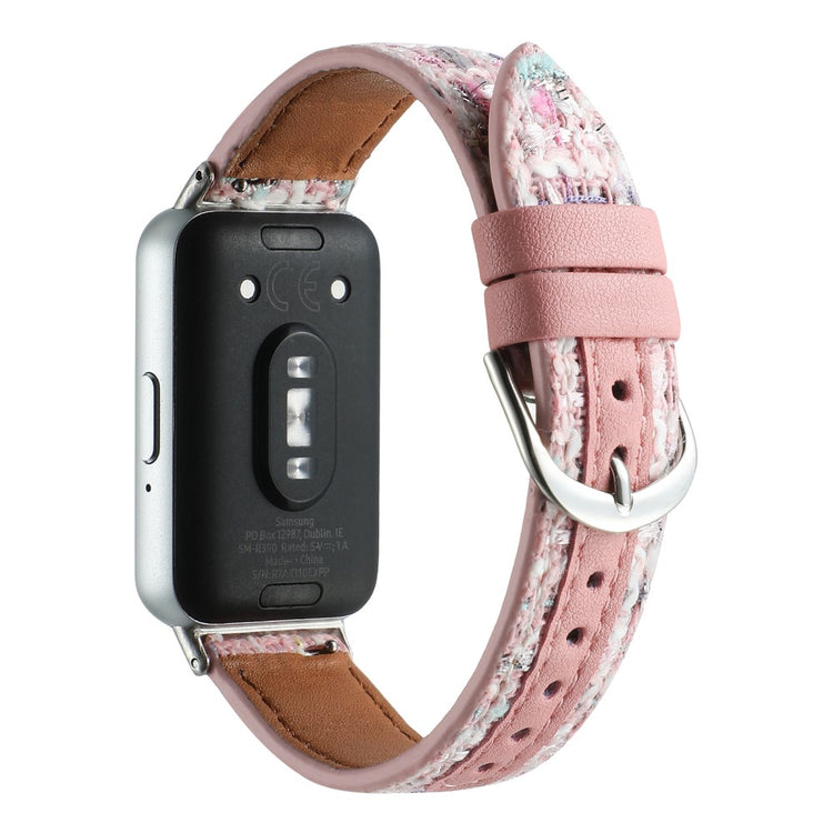 Strong Samsung Galaxy Fit 3 Felt Strap - Pink#serie_3