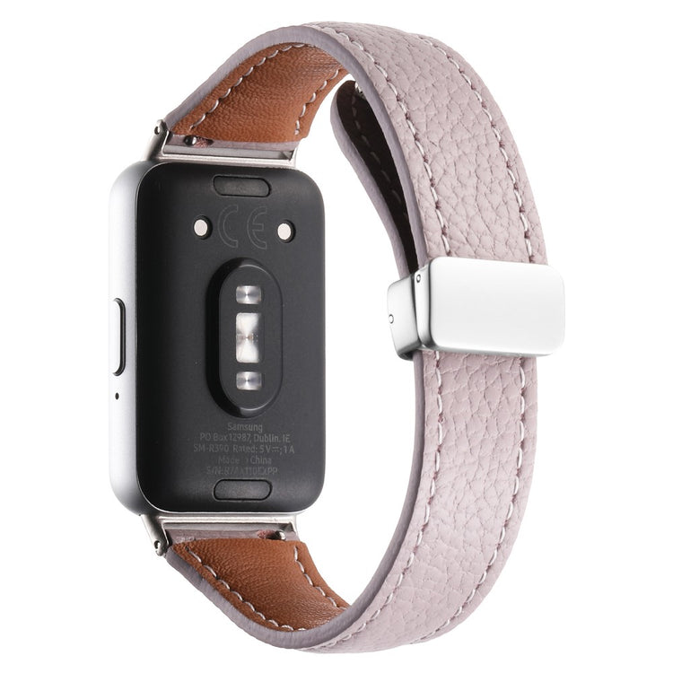 Super Pleasant Samsung Galaxy Fit 3 Genuine Leather Strap - Purple#serie_5