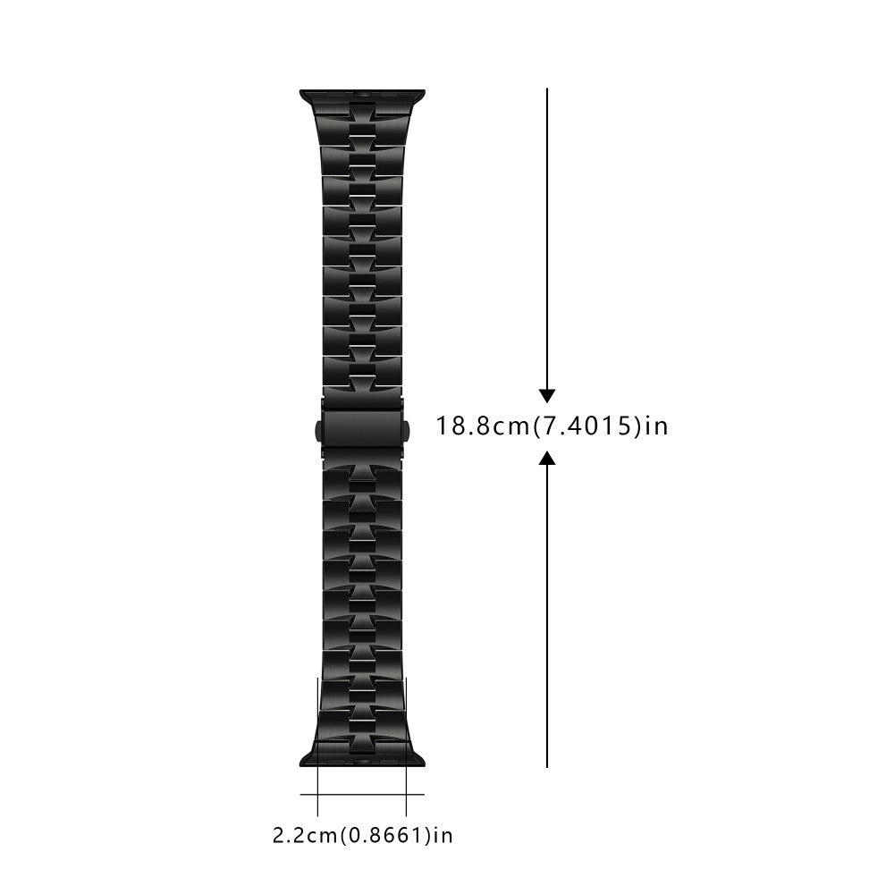 Very Cool Apple Smartwatch Metal Universel Strap - Black#serie_1