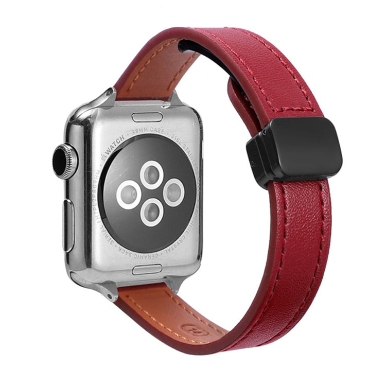 Strong Apple Smartwatch Pu Leather Universel Strap - Red#serie_5