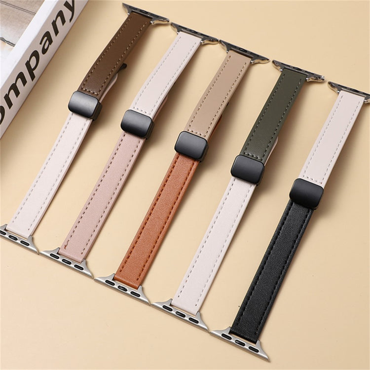 Strong Apple Smartwatch Pu Leather Universel Strap - White#serie_15