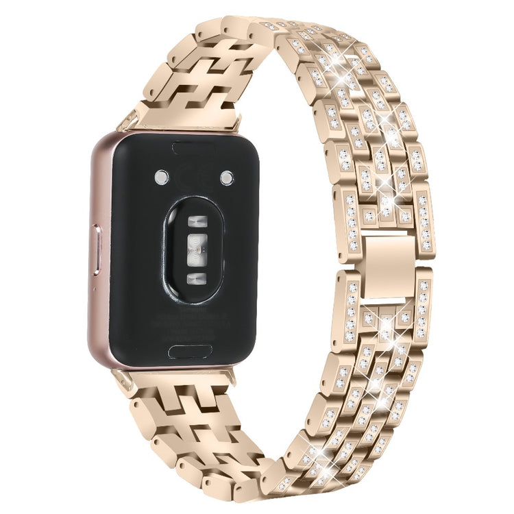 Incredibly Agreeable Samsung Galaxy Fit 3 Rhinestone Strap - Gold#serie_2