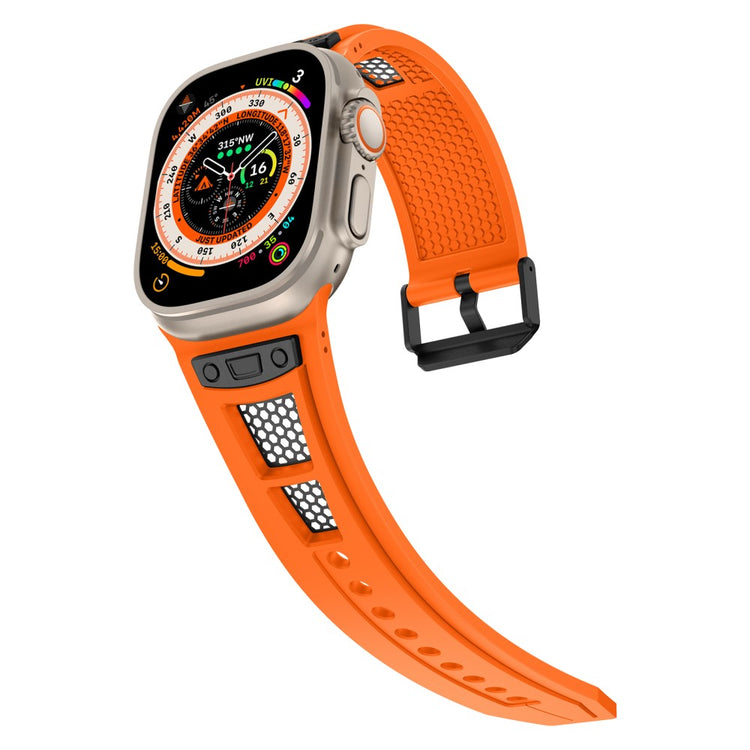 Mega Nice Apple Smartwatch Silicone Universel Strap - Orange#serie_1