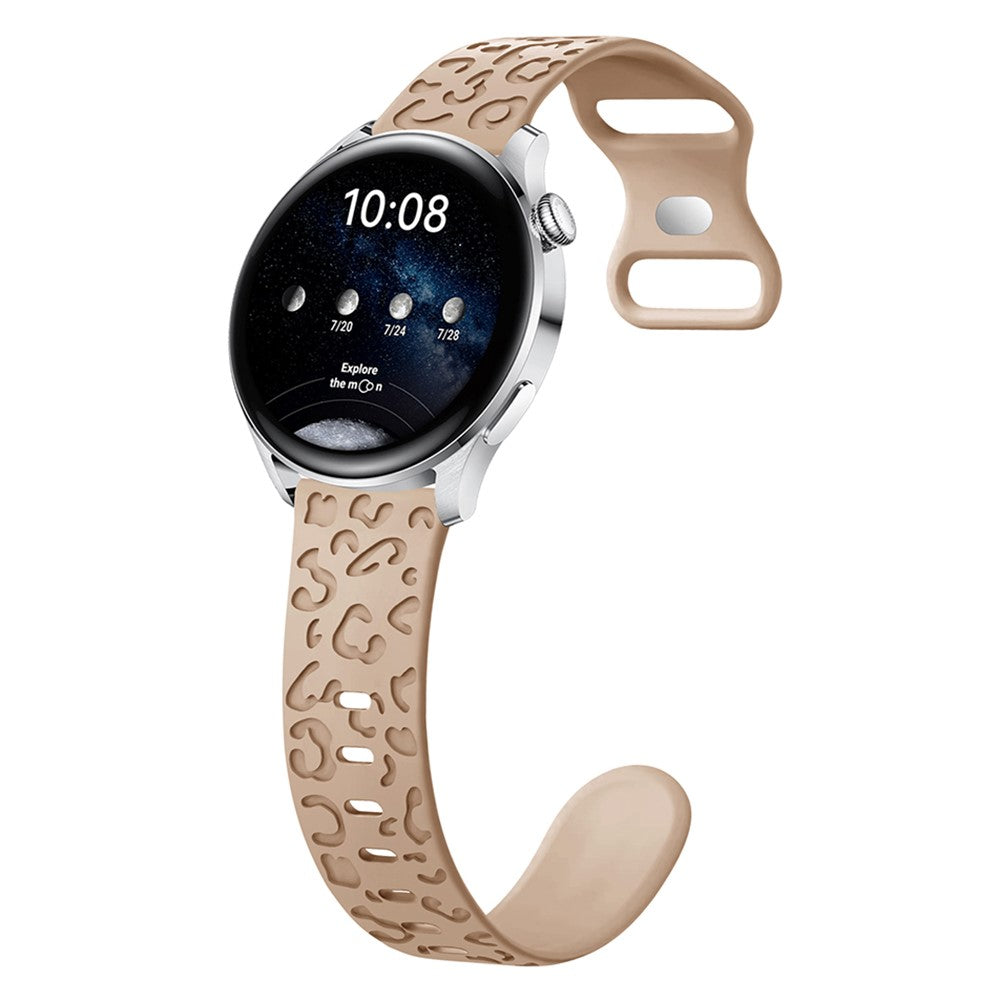 Incredibly Pleasant Smartwatch Silicone Universel Strap - Brown#serie_6