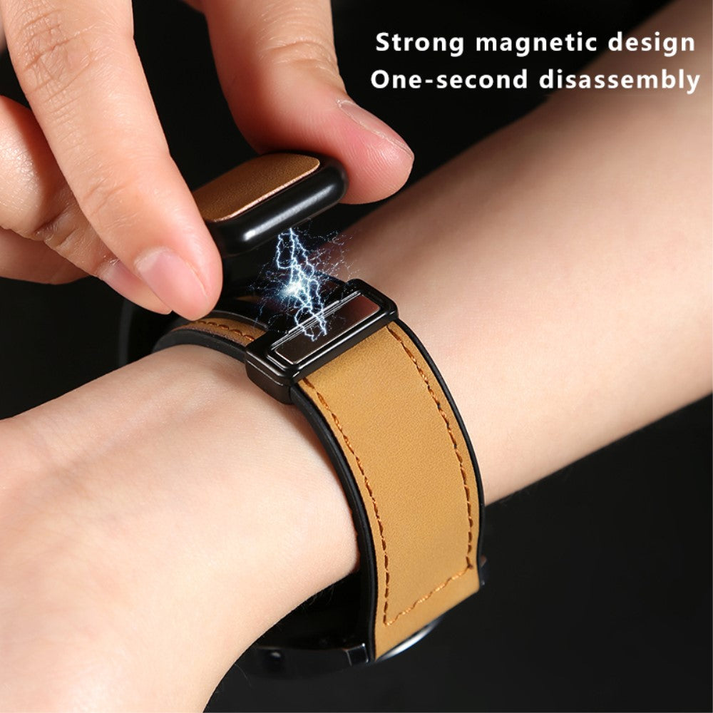 Mega Pleasant Smartwatch Pu Leather Universel Strap - Green#serie_6