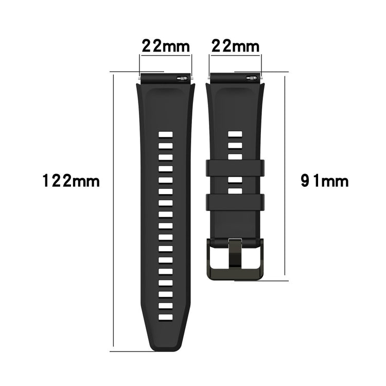 Superb Honor Watch GS 4 / Honor Watch Series Silicone Strap - Silver#serie_8