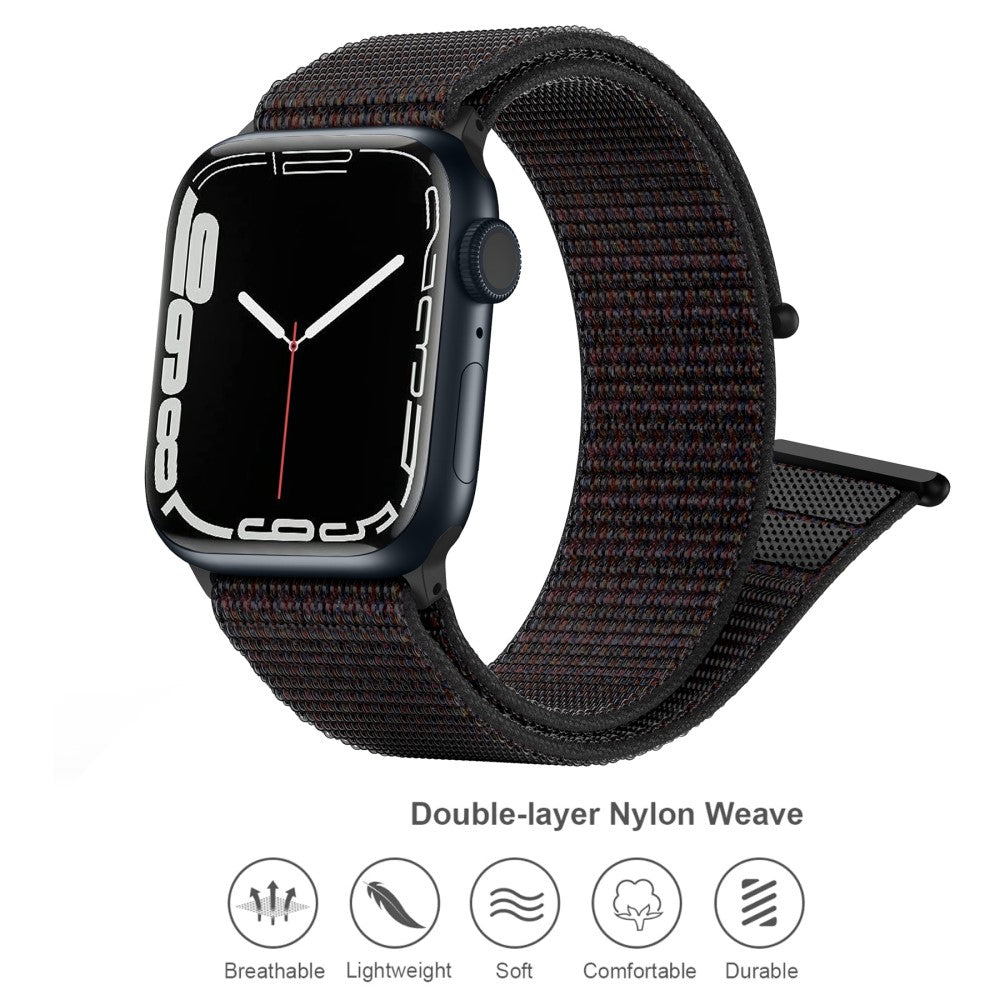 Absolutely Cute Apple Smartwatch Nylon Universel Strap - Black#serie_4