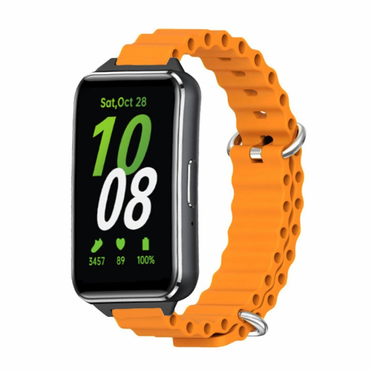 Super Fashionable Samsung Galaxy Fit 3 Silicone Strap - Orange#serie_3