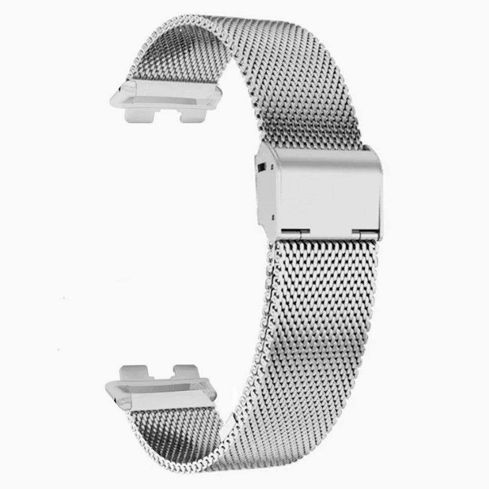 Huawei Band 9 Watch Bracelet Milanese Mesh Replacement Strap with Metal Connector - Silver#serie_3