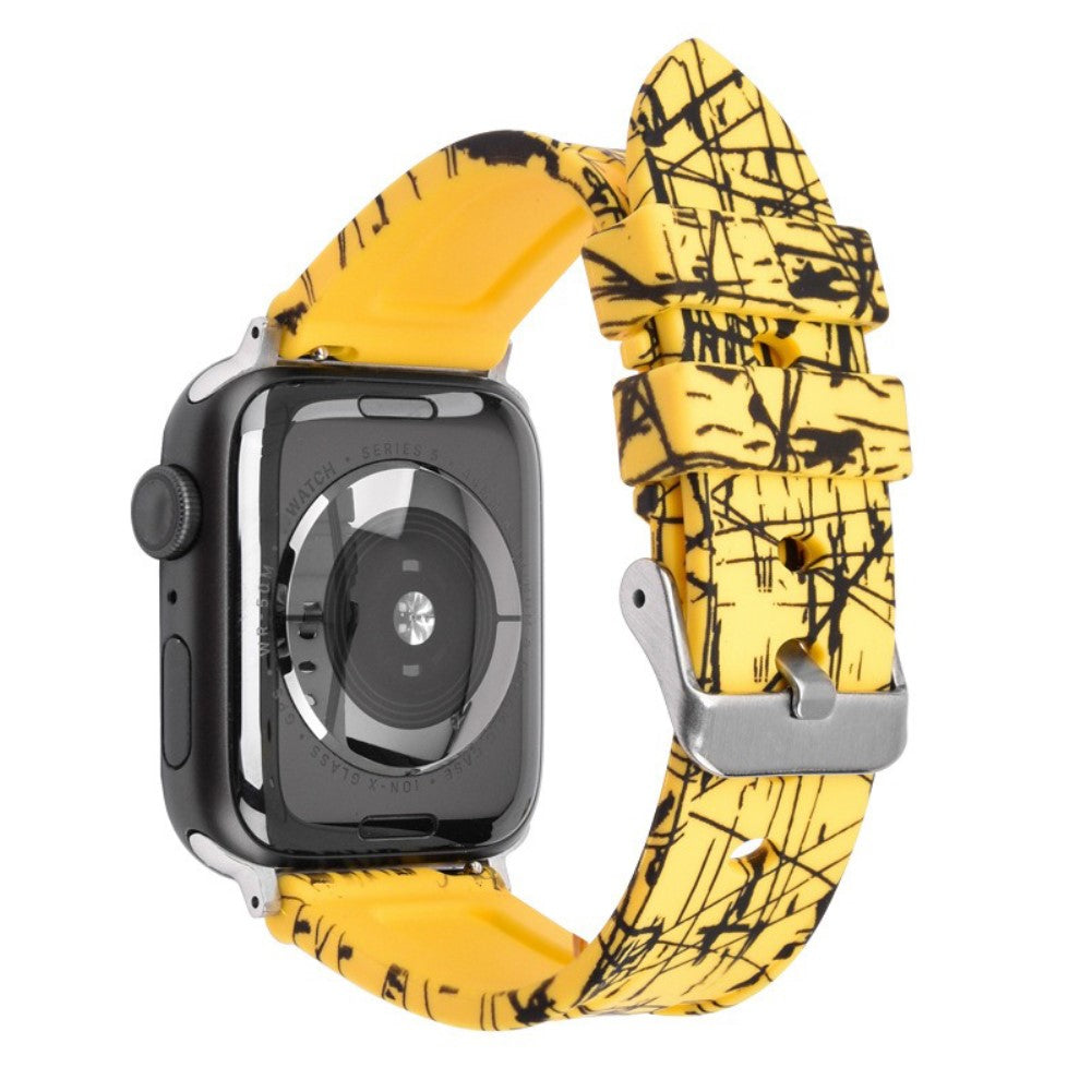 Comfortable Apple Smartwatch Silicone Universel Strap - Yellow#serie_11