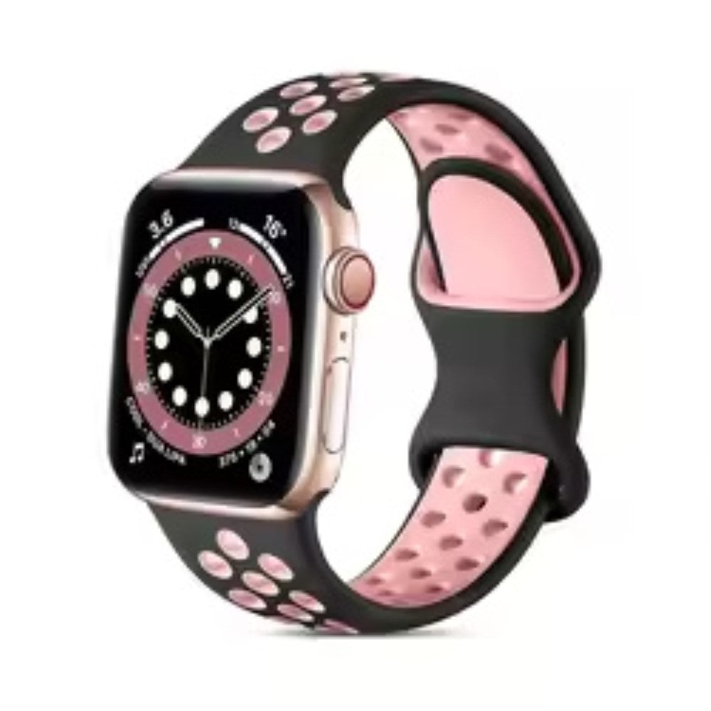 Really Cool Apple Smartwatch Silicone Universel Strap - Pink#serie_1