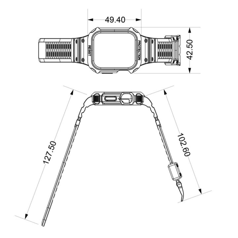 Mega Reliable Apple Smartwatch Silicone Universel Strap - Transparent#serie_3