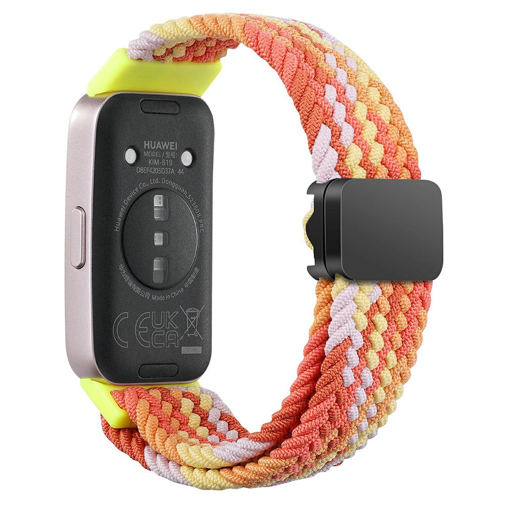 Mega Stylish Huawei Band 8 Nylon Strap - Orange#serie_6